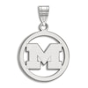 Thumbnail Image 0 of University of Michigan Enamel Charm Sterling Silver