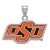 Thumbnail Image 1 of Oklahoma State University Enamel Charm Sterling Silver