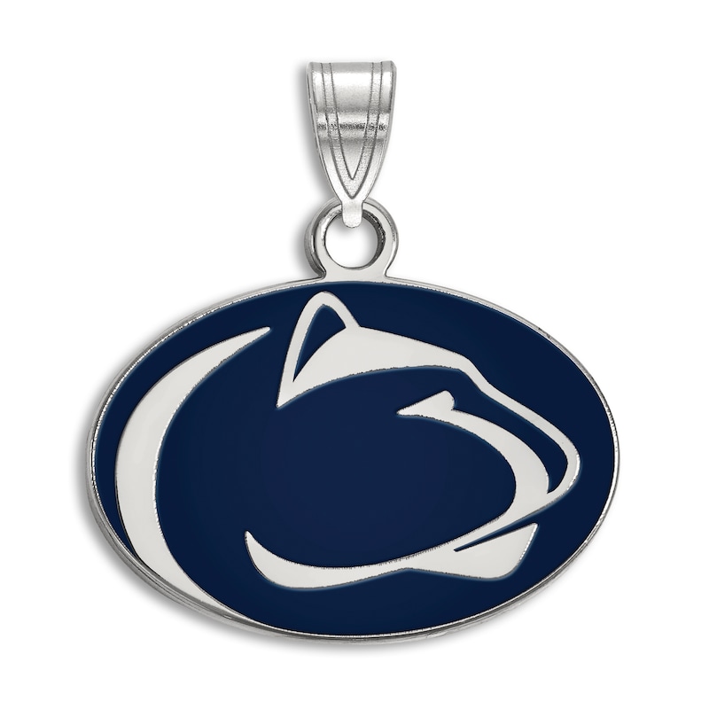 Main Image 1 of Penn State University Enamel Charm Sterling Silver