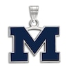 Thumbnail Image 1 of University of Michigan Enamel Charm Sterling Silver