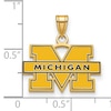 Thumbnail Image 2 of University of Michigan Enamel Charm Sterling Silver