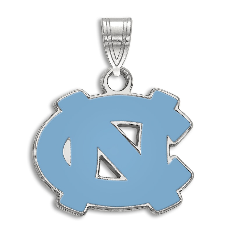 Main Image 1 of University of North Carolina Enamel Charm Sterling Silver
