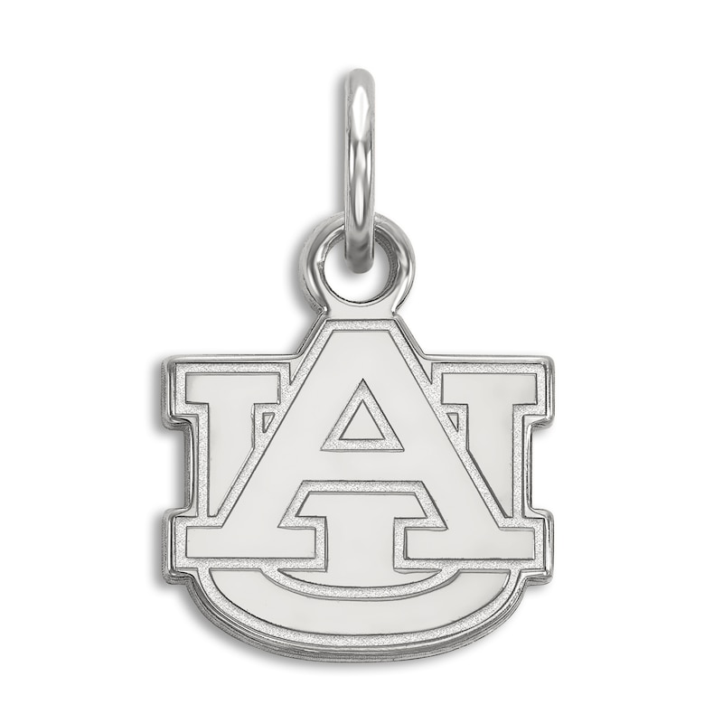 Auburn University Small Necklace Charm Sterling Silver
