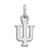 Indiana University Small Necklace Charm Sterling Silver