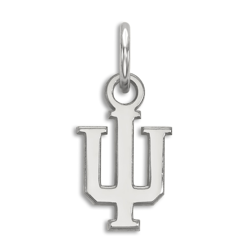 Indiana University Small Necklace Charm Sterling Silver