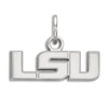 Thumbnail Image 1 of Louisiana State University Small Necklace Charm Sterling Silver