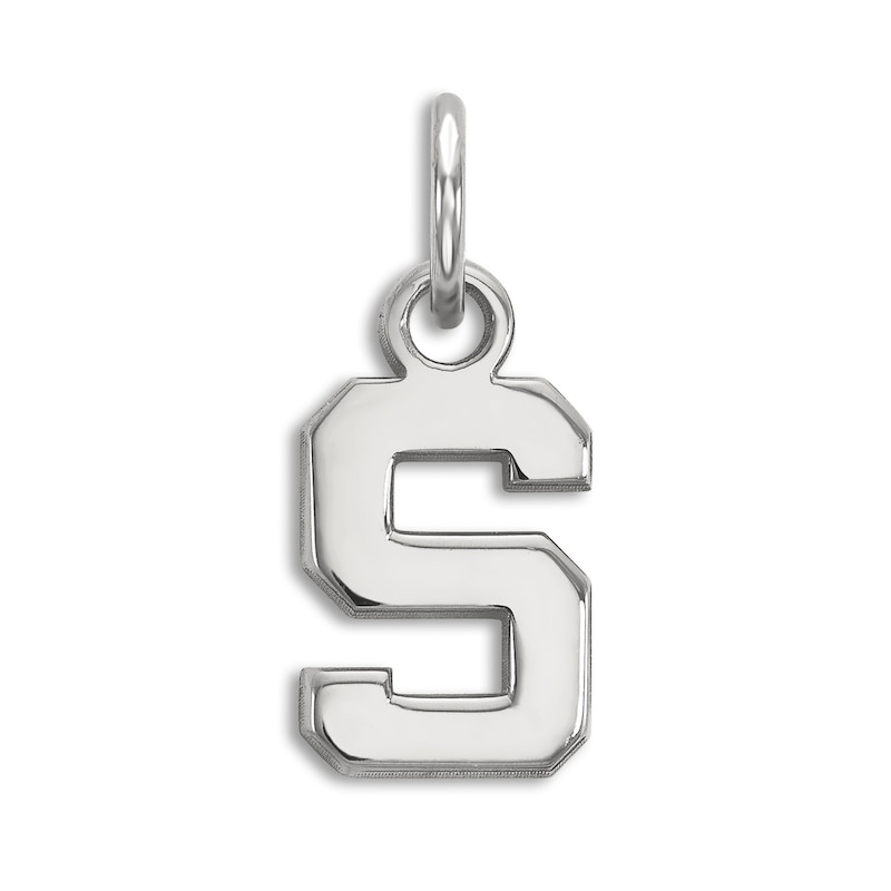Michigan State University Small Necklace Charm Sterling Silver