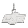Thumbnail Image 1 of Oklahoma State University Small Necklace Charm Sterling Silver