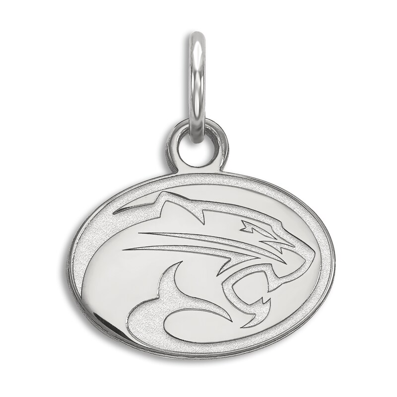 Main Image 1 of University of Houston Small Necklace Charm Sterling Silver