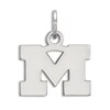 Thumbnail Image 1 of University of Michigan Small Necklace Charm Sterling Silver