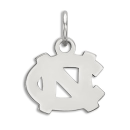 University of North Carolina Small Necklace Charm Sterling Silver