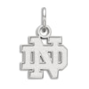 University of Notre Dame Small Necklace Charm Sterling Silver