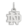 Thumbnail Image 1 of University of Notre Dame Small Necklace Charm Sterling Silver