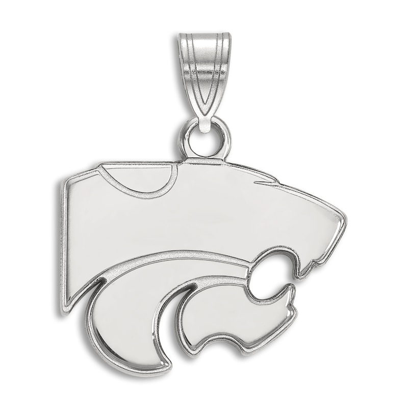 Kansas State University Small Necklace Charm Sterling Silver
