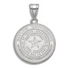 Thumbnail Image 1 of Baylor University Large Crest Necklace Charm Sterling Silver