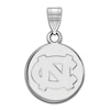 University of North Carolina Small Necklace Charm Sterling Silver