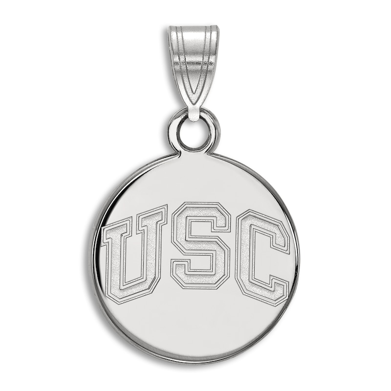 Main Image 1 of University of Soutn California Small Necklace Charm Sterling Silver