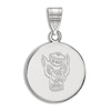 Thumbnail Image 1 of North Carolina State University Small Disc Necklace Charm Sterling Silver