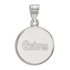 Thumbnail Image 1 of University of Florida Small Necklace Charm Sterling Silver
