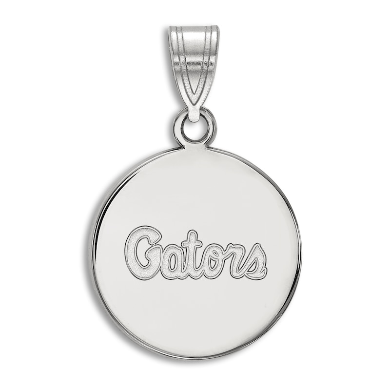 Main Image 1 of University of Florida Small Necklace Charm Sterling Silver