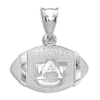 Thumbnail Image 1 of Auburn University Football Necklace Charm Sterling Silver
