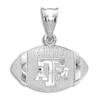 Texas A&M University Football Necklace Charm Sterling Silver
