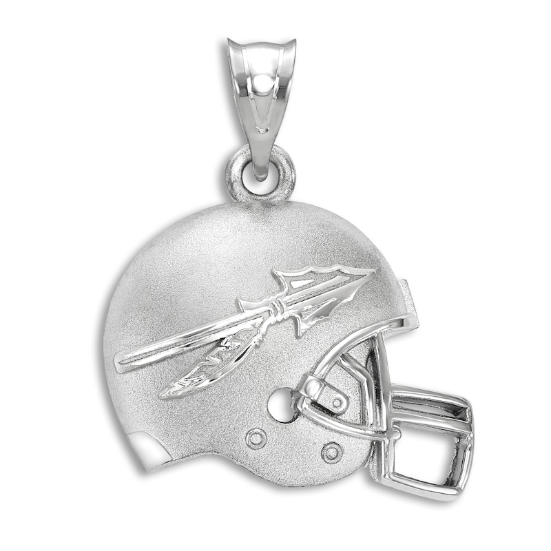Main Image 1 of Florida State University Football Necklace Charm Sterling Silver