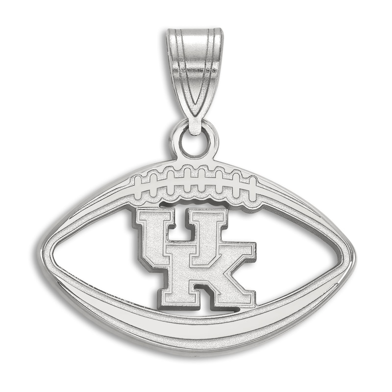 University of Kentucky Football Necklace Charm Sterling Silver