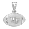 Wake Forest University Football Necklace Charm Sterling Silver