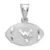 Thumbnail Image 1 of West Virginia University Football Necklace Charm Sterling Silver