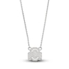 Thumbnail Image 1 of Ohio State University Small Pendant Necklace Sterling Silver 18"