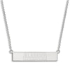 Thumbnail Image 1 of University of Alabama Small Bar Necklace Sterling Silver 18"