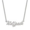 Thumbnail Image 1 of North Carolina State University Large Pendant Necklace Sterling Silver 18"
