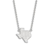 Thumbnail Image 1 of Texas A&M University Large Pendant Necklace Sterling Silver 18"