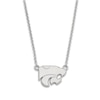 Thumbnail Image 1 of Kansas State University Small Pendant Necklace Sterling Silver 18"