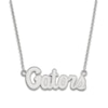 Thumbnail Image 1 of University of Florida Small Pendant Necklace Sterling Silver 18"
