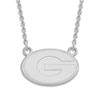 Thumbnail Image 1 of University of Georgia Small Pendant Necklace Sterling Silver 18"