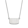 Thumbnail Image 1 of University of Miami Small Pendant Necklace Sterling Silver 18"