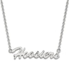 Thumbnail Image 1 of Indiana University Medium Pendant Necklace Sterling Silver 18"