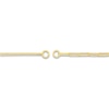 Thumbnail Image 3 of Semi-Solid Paperclip/Curb Split Chain Necklace 14K Yellow Gold 20" 1.5mm