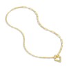 Thumbnail Image 4 of Semi-Solid Paperclip Split Chain Necklace 14K Yellow Gold 20" 3.8mm