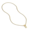Thumbnail Image 5 of Open Solid Curb Split Chain Necklace 14K Yellow Gold 18" 2.7mm