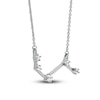 Thumbnail Image 2 of Diamond Aries Constellation Necklace 1/6 ct tw Round 14K White Gold