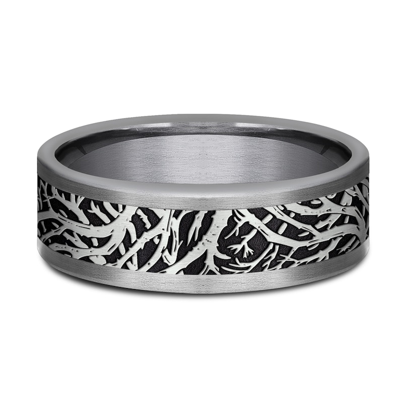 Men's Forest Motif Wedding Band Tantalum/Titanium | Jared