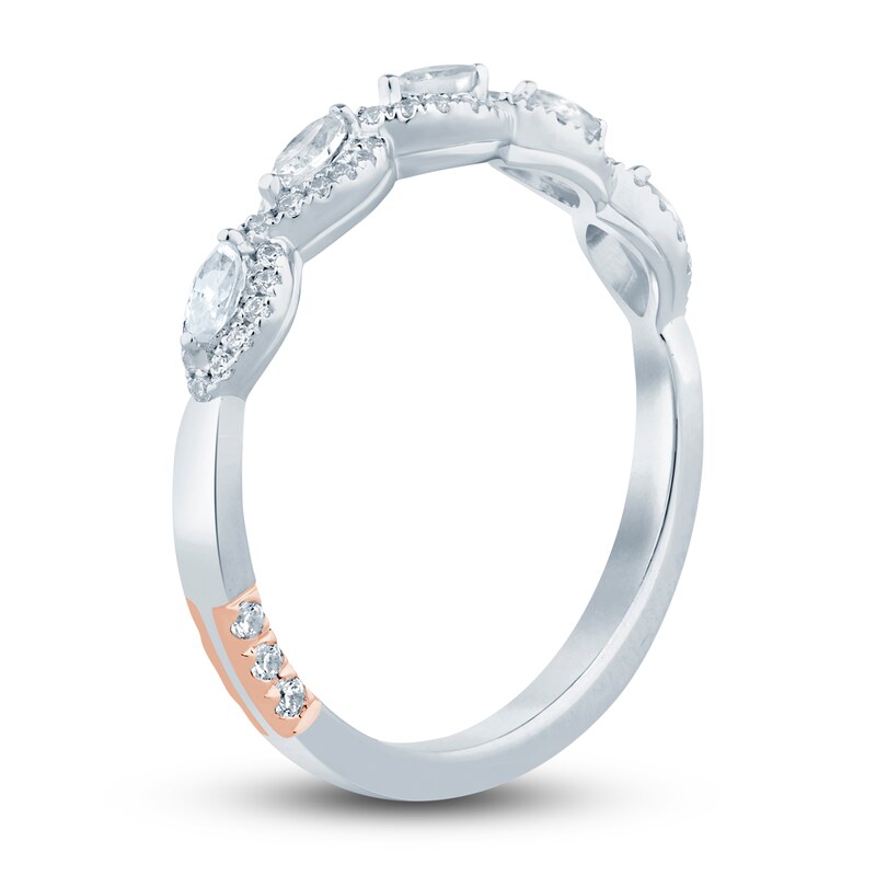 Main Image 2 of Pnina Tornai Diamond Anniversary Ring 3/8 ct tw Marquise/Round 14K White Gold