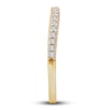 Thumbnail Image 3 of Diamond Contour Anniversary Band 1/6 ct tw Round 14K Yellow Gold