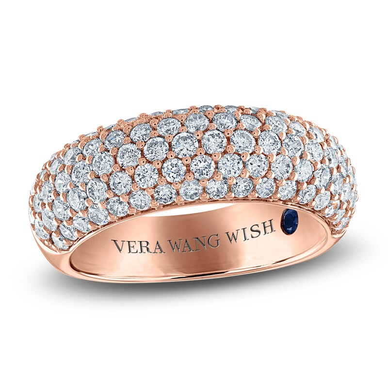 Vera Wang WISH Diamond Anniversary Band 1-1/2 ct tw Round 18K Rose Gold