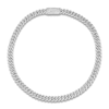 Thumbnail Image 1 of Men's Diamond Cuban Link Chain 19 ct tw Round Necklace 10K White Gold 22"