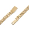 Thumbnail Image 6 of Men's Diamond Cuban Link Chain 26-3/4 ct tw Round Necklace 10K Yellow Gold 22"