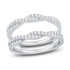 Thumbnail Image 1 of Diamond Twist Enhancer Band 1/2 ct tw Round 14K White Gold